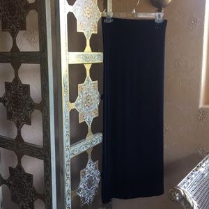 Long black wrap skirt in great condition